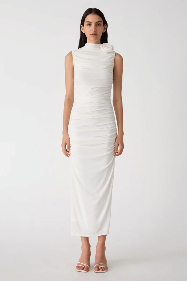 Misha Frankie Midi Dress - Ivory