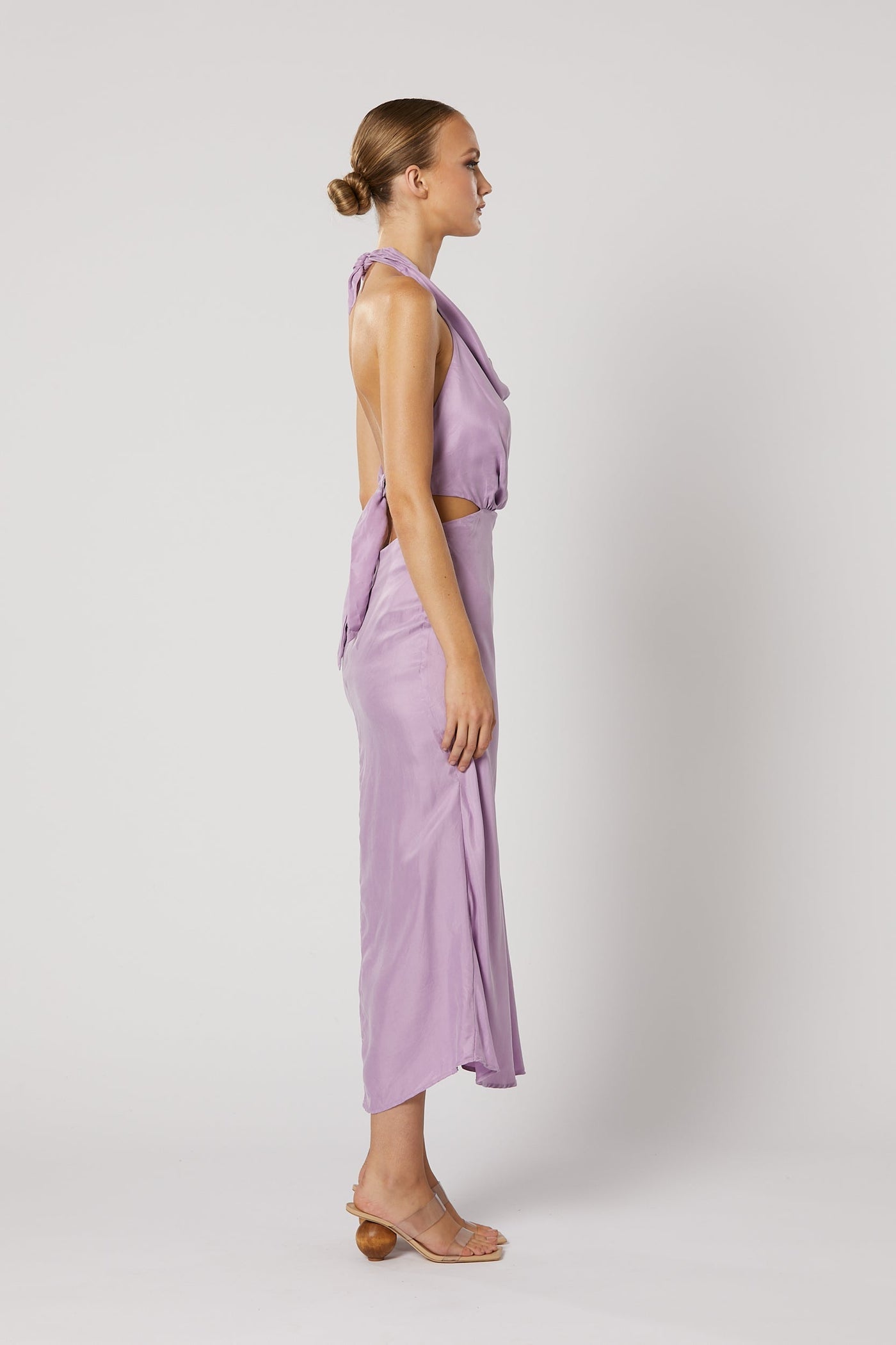 Avery Cowl Dress - Lilac - SHOPJAUS - JAUS