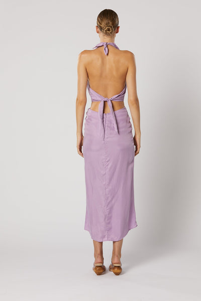 Avery Cowl Dress - Lilac - SHOPJAUS - JAUS