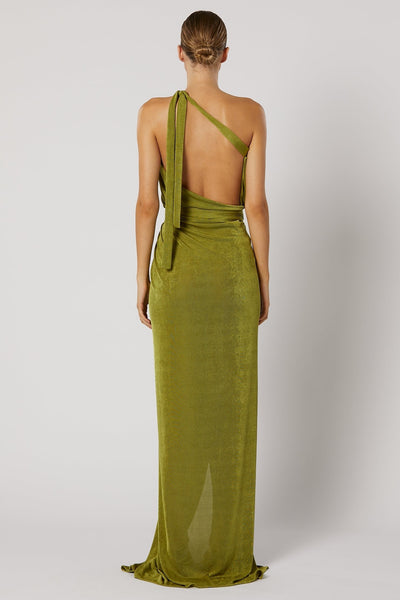 Xenia Maxi Dress - Green - SHOPJAUS - JAUS