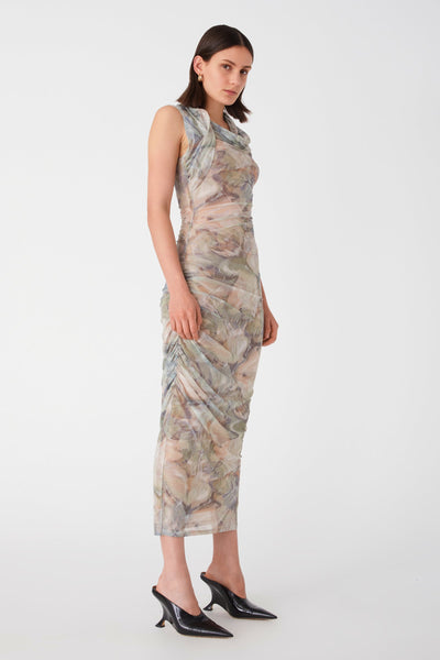 Misha Breslin Midi Dress - Dream Print - SHOPJAUS - JAUS