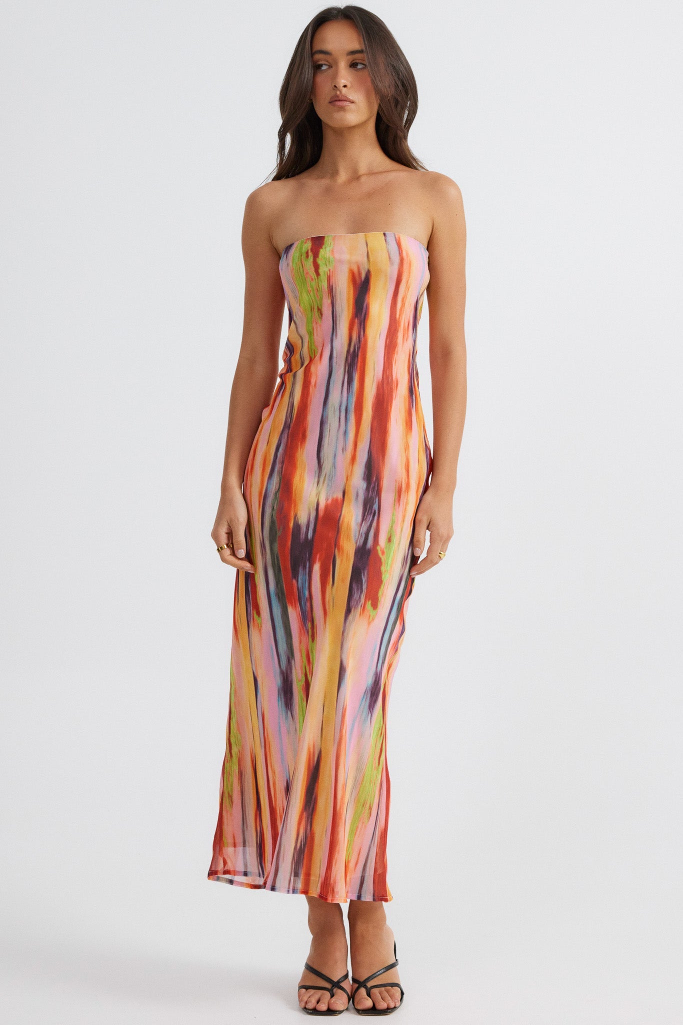 St Barts Strapless Maxi Dress - Print - SHOPJAUS - JAUS