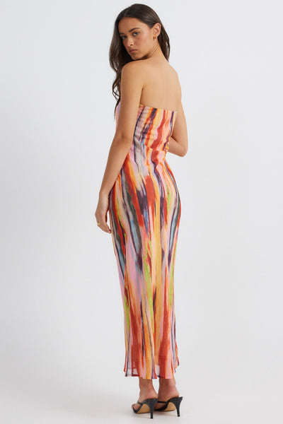 St Barts Strapless Maxi Dress - Print - SHOPJAUS - JAUS