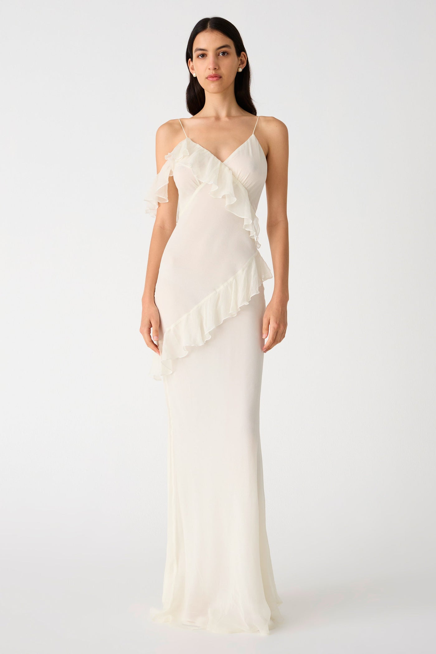 Misha Sutton Silk Gown - Ivory