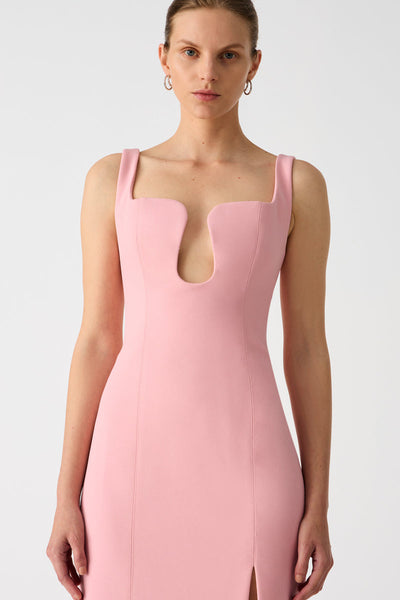 Misha Franka Crepe Gown - Fondant Pink