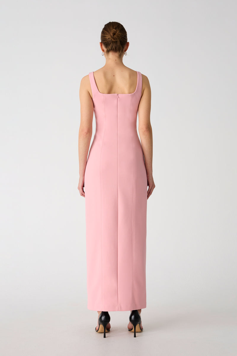 Misha Franka Crepe Gown - Fondant Pink