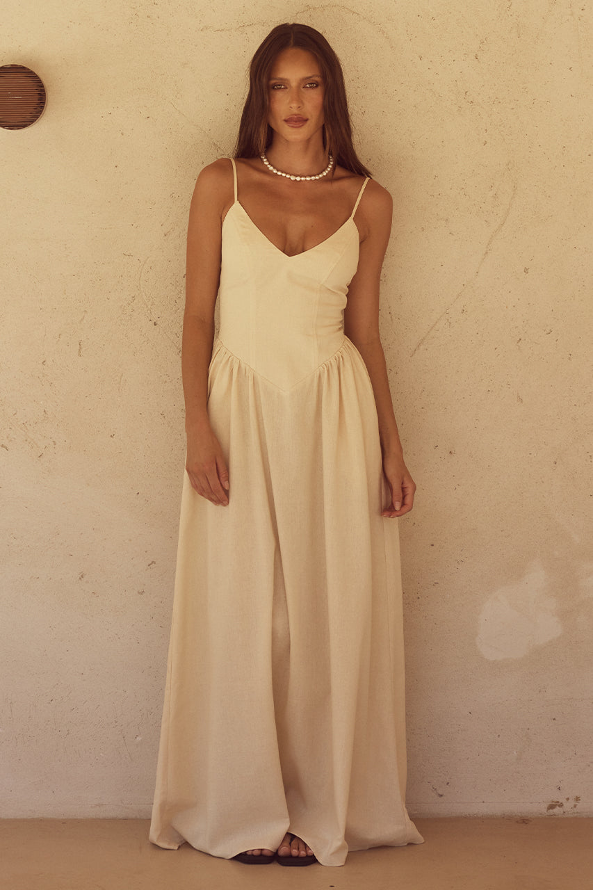 Zephy Maxi Dress - Sand