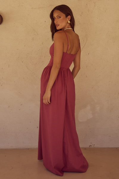 Zepha Maxi Dress - Rose