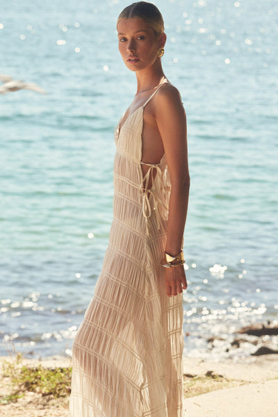 La Louisiane Maxi Dress - Shell