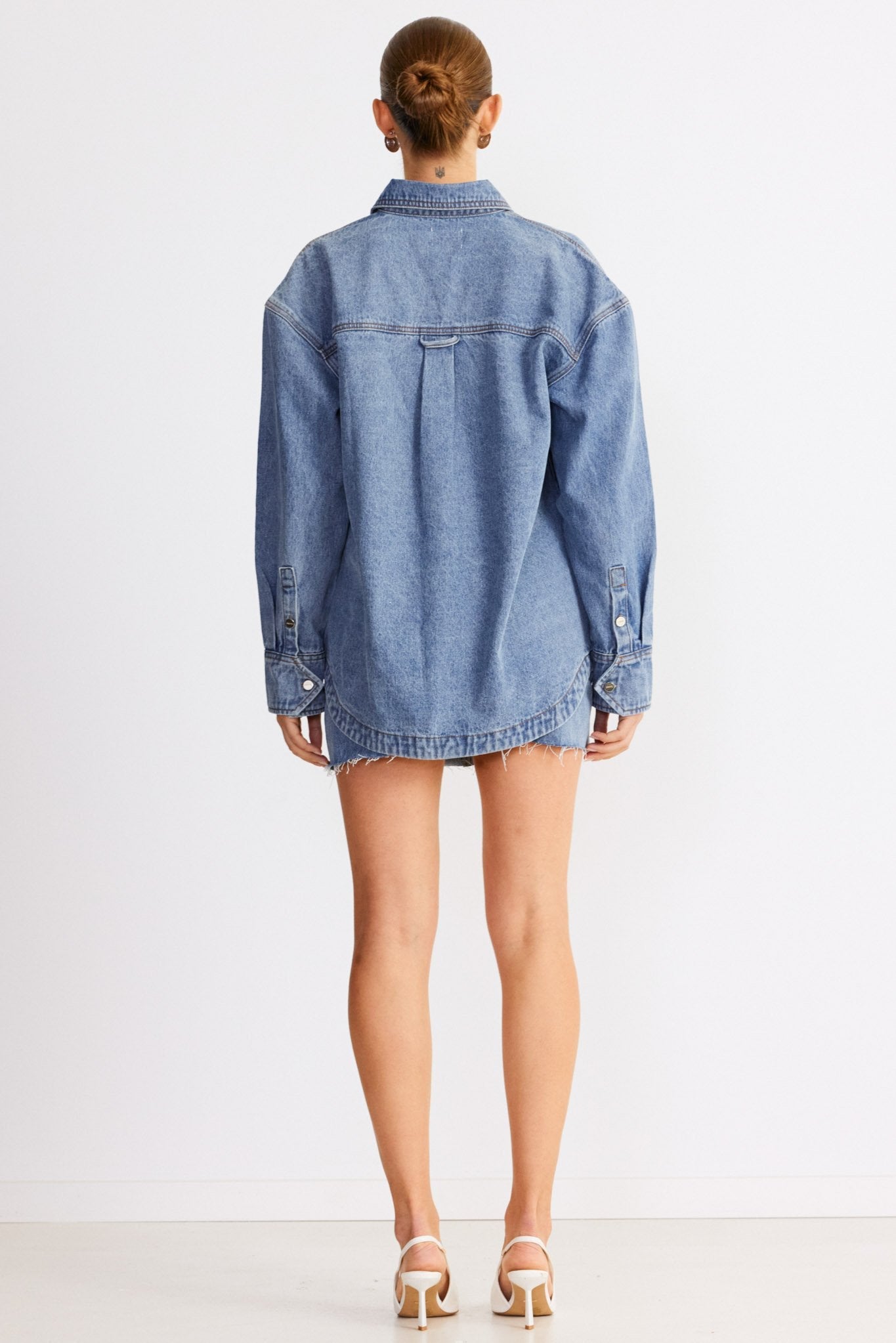 Eve Denim Shirt - Vintage Blue