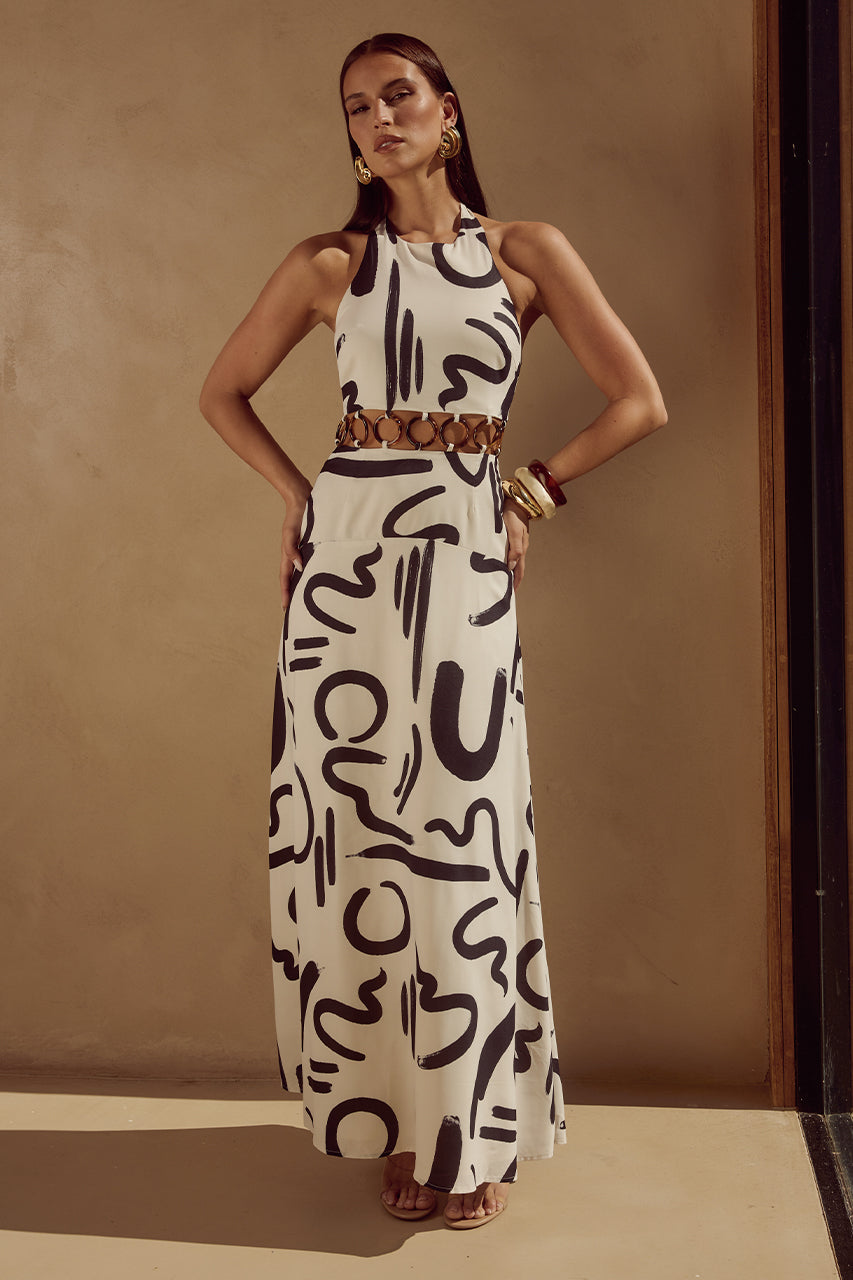 Carmina Maxi Dress - York Sand