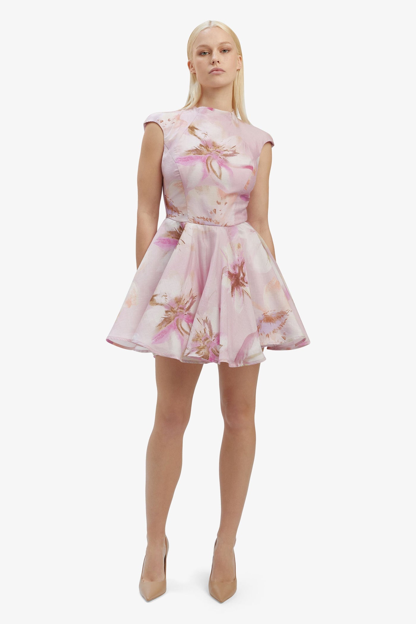 Josilyn Mini Dress - Lilac Floral