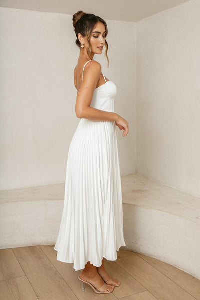 Milan Dress - White - SHOPJAUS - JAUS