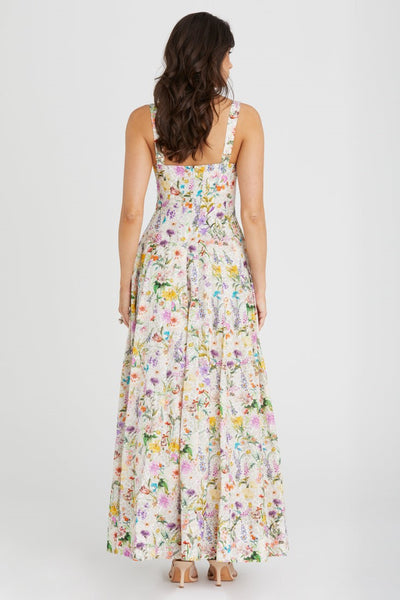 Claudette Dress - Multi Floral - SHOPJAUS - JAUS