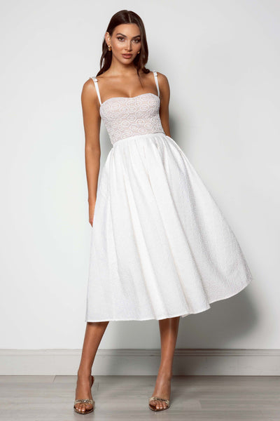 Ariana Dress - White - SHOPJAUS - JAUS