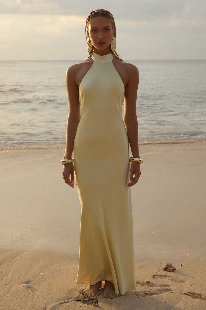 Bridget Maxi Dress - Lemon