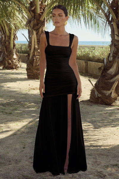 Carlie Maxi Dress - Black