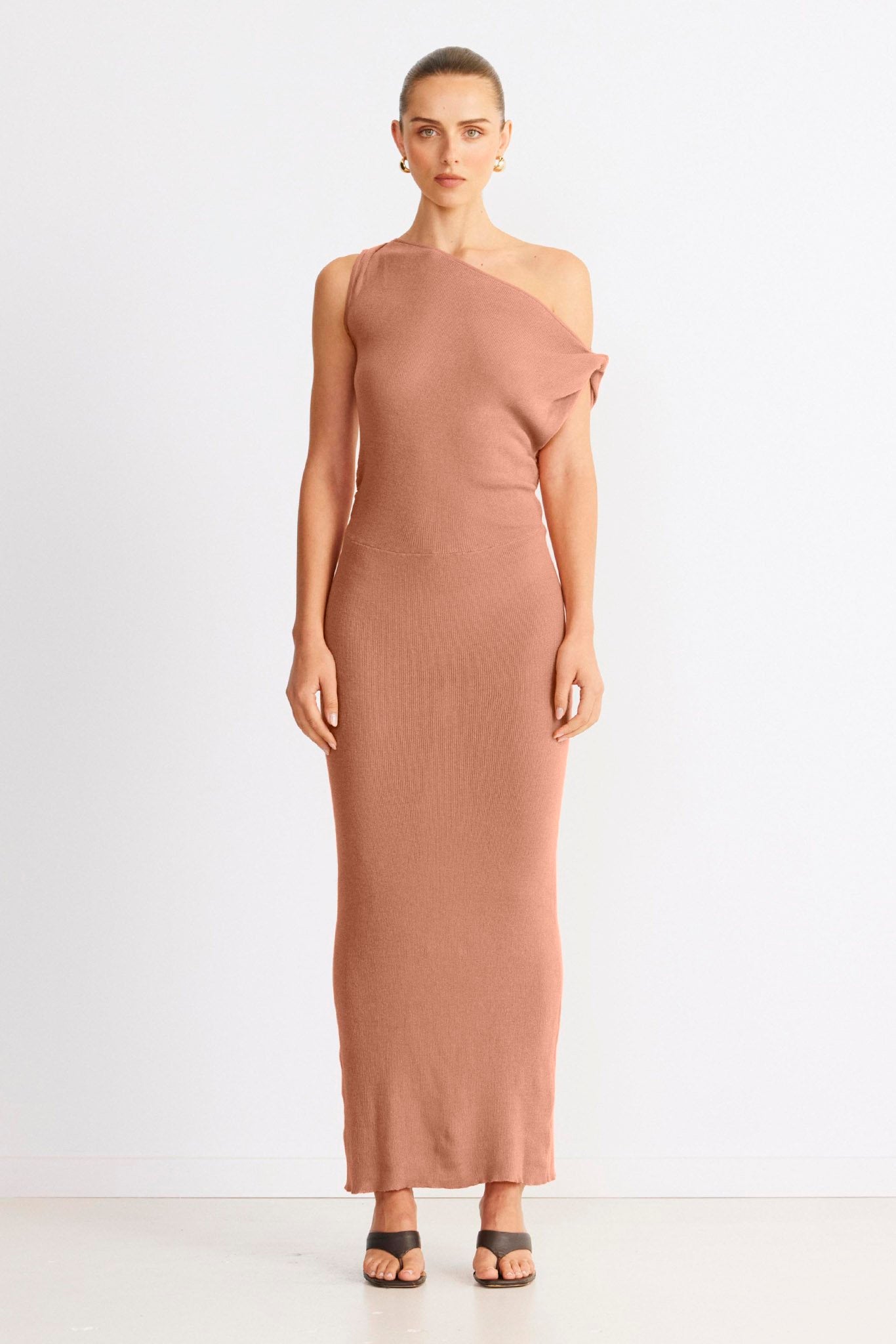 Calina Maxi Dress - Clay