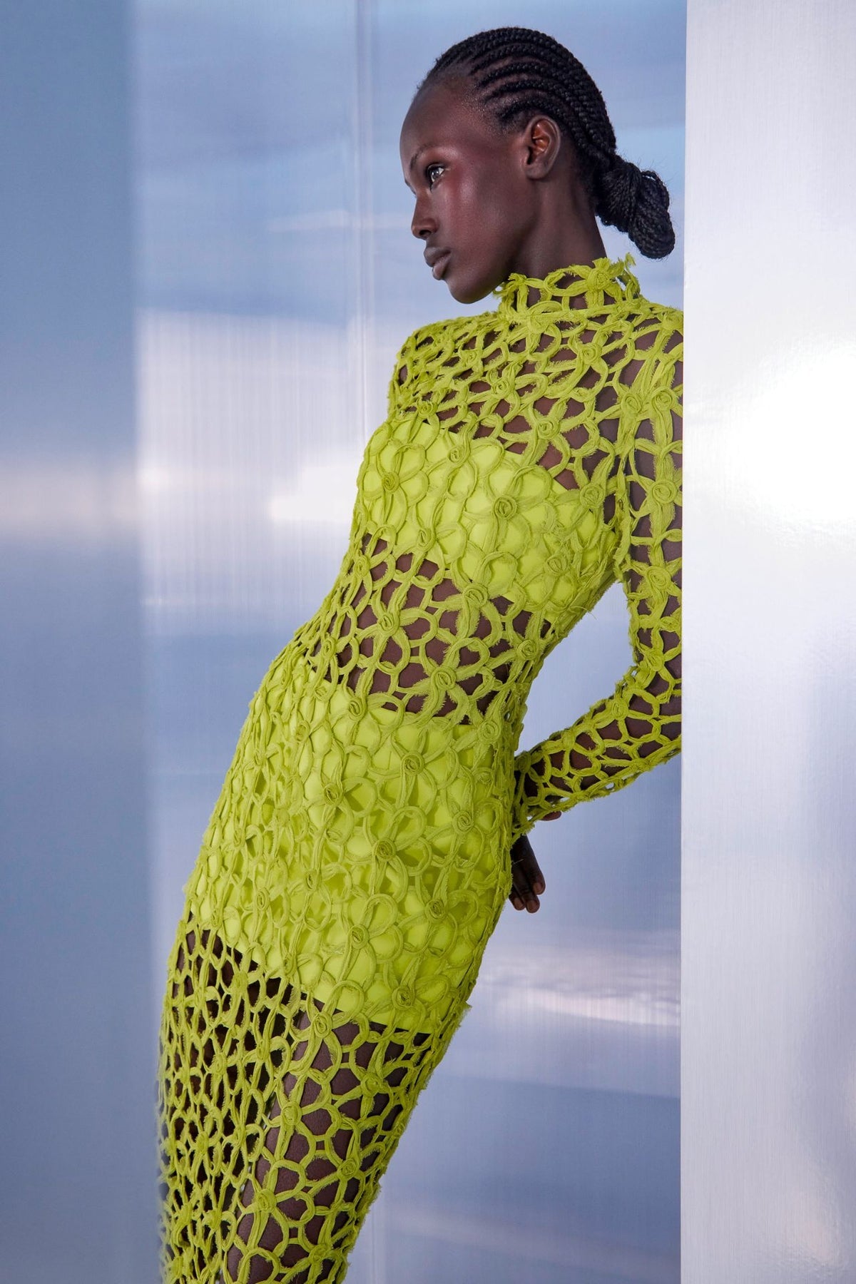 Kallum Dress - Lime