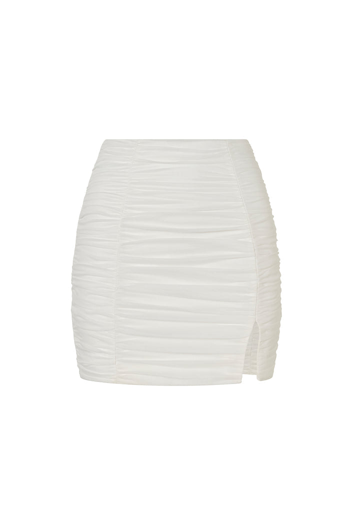 Catania Skirt - White - SHOPJAUS - JAUS