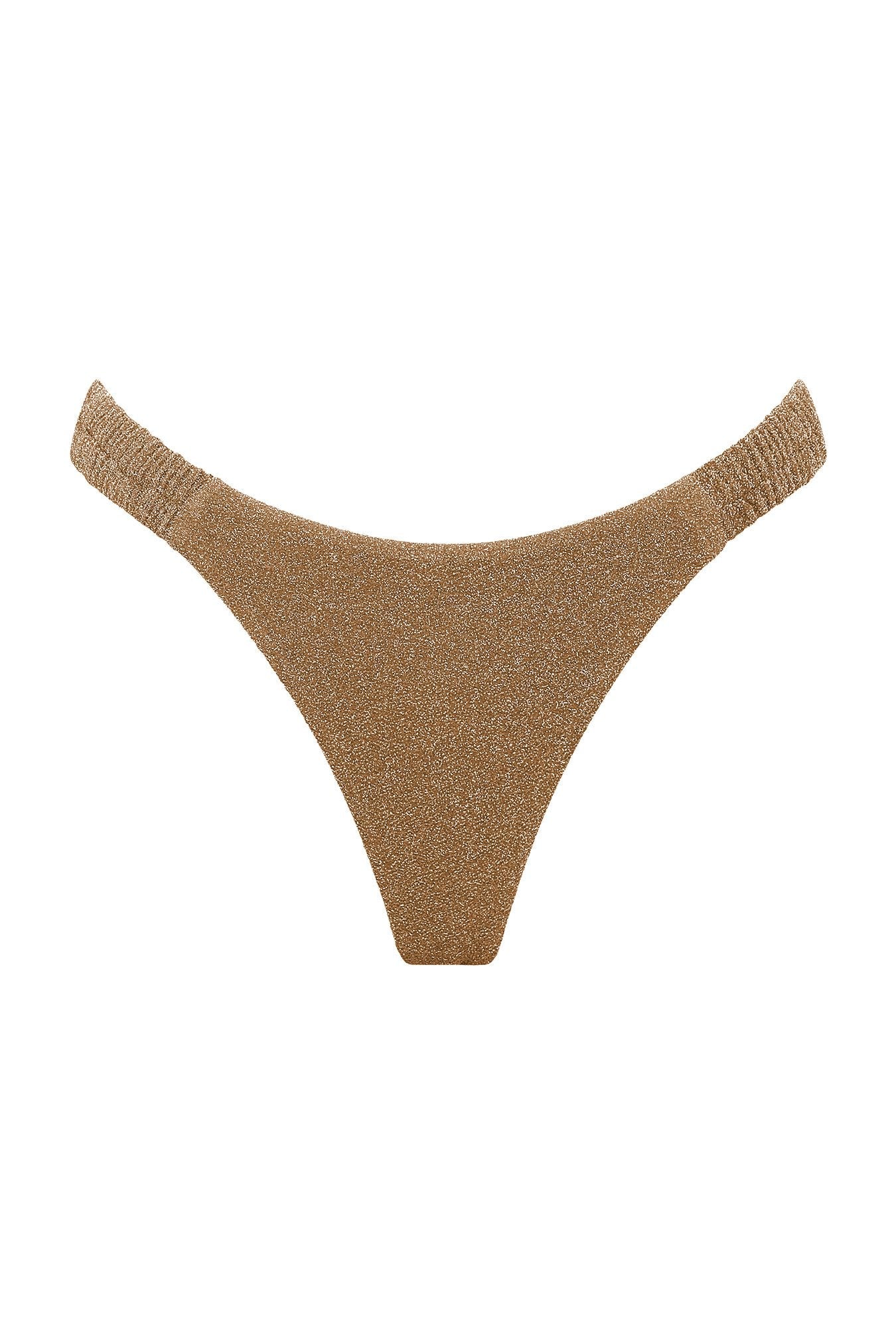 Nookie Dynasty Scrunchie Thong - Gold - SHOPJAUS - JAUS