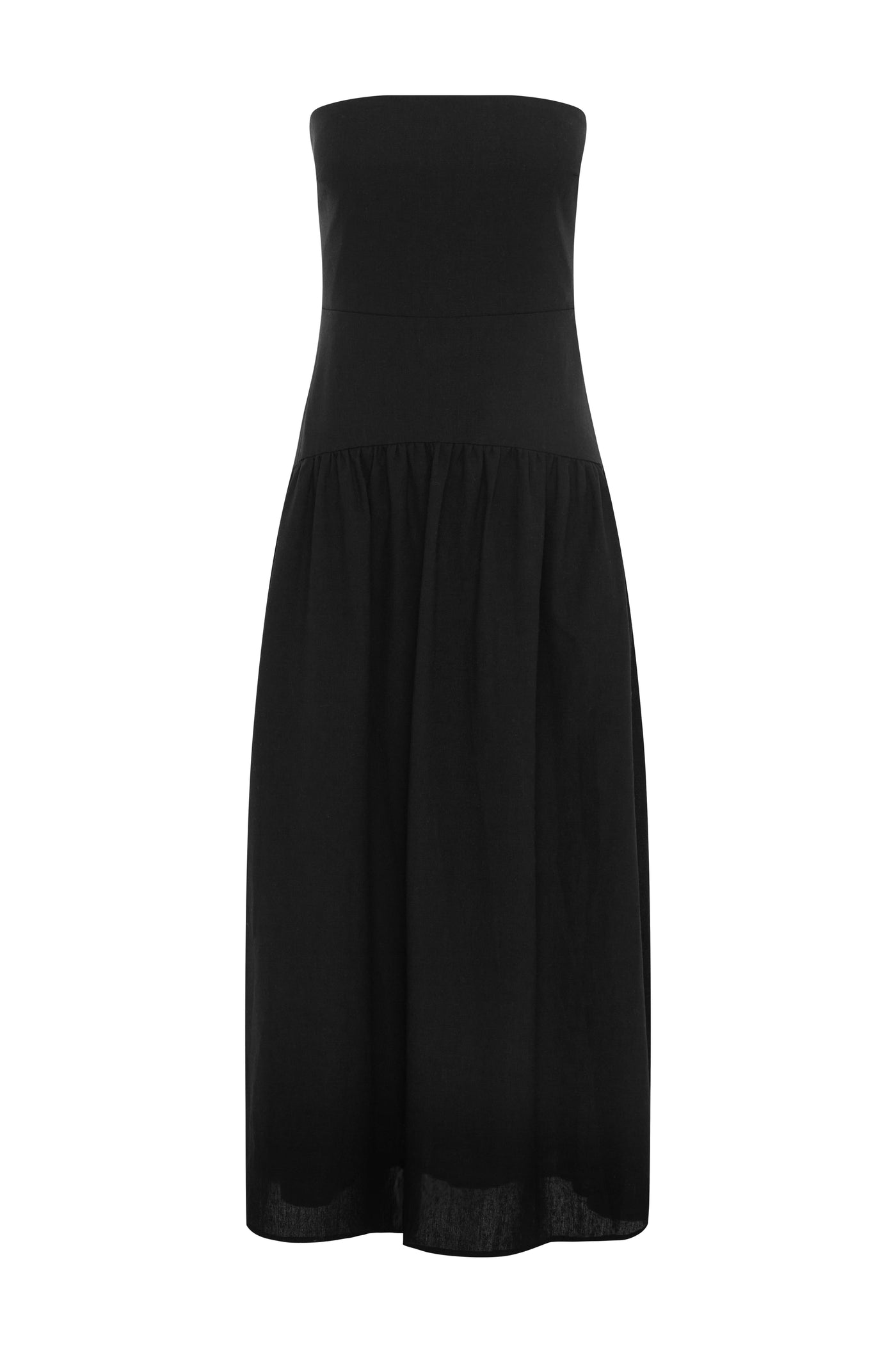 Danika Midi Dress - Black - SHOPJAUS - JAUS