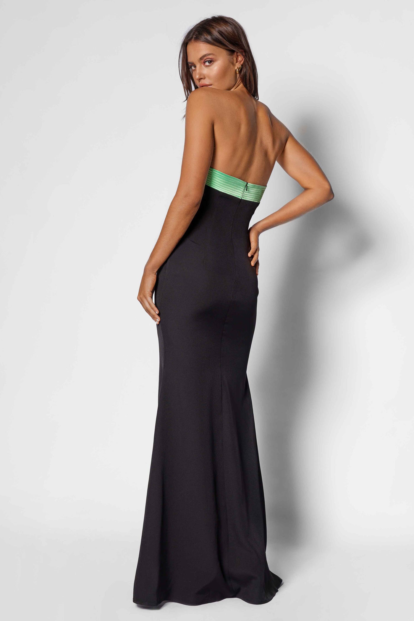 Donna Gown - Black/Lime - SHOPJAUS - JAUS