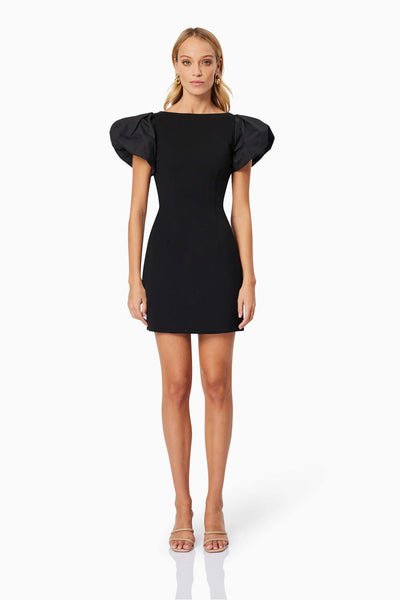 Eden Day Mini Dress - Black