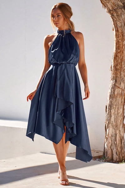 Kathleen Dress - Navy - SHOPJAUS - JAUS