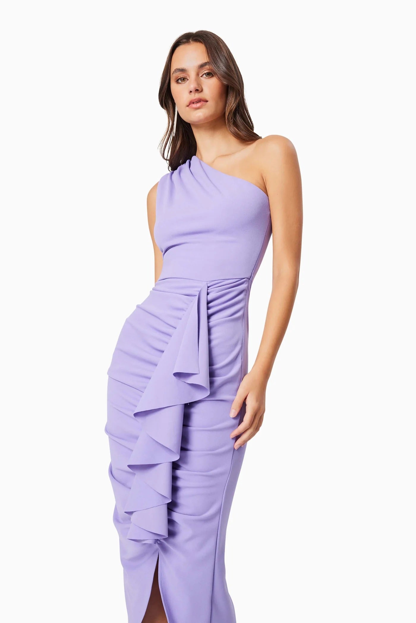 Jade Midi Dress - Purple