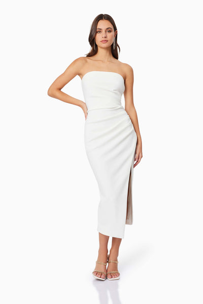 Charlotte Midi Dress - White