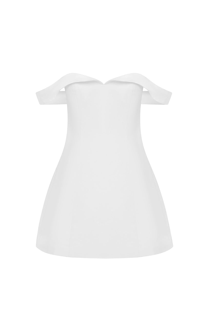 Ebonie Mini Dress - White