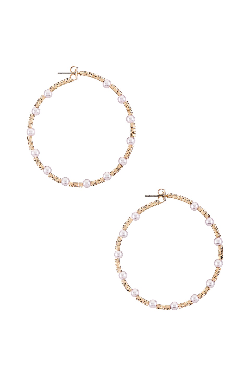 Crystal Pearl Hoop Earring - SHOPJAUS - JAUS