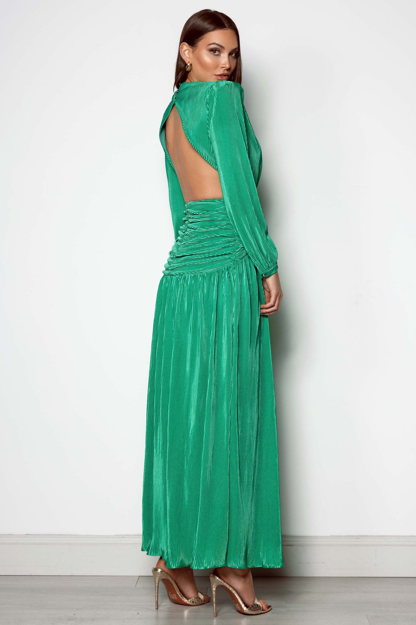 Eden Gown - Green - SHOPJAUS - JAUS