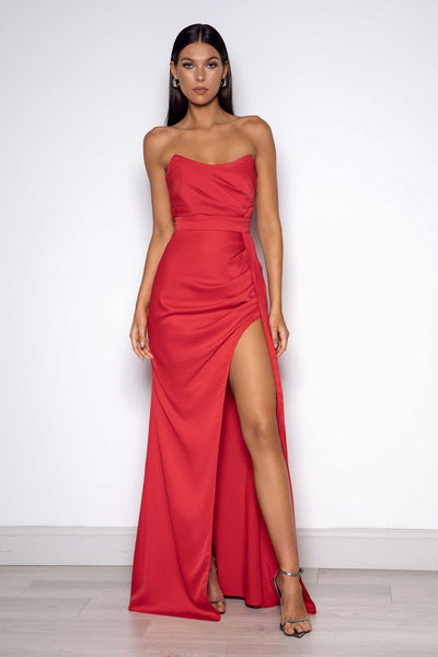 Elias Dress - Red - SHOPJAUS - JAUS