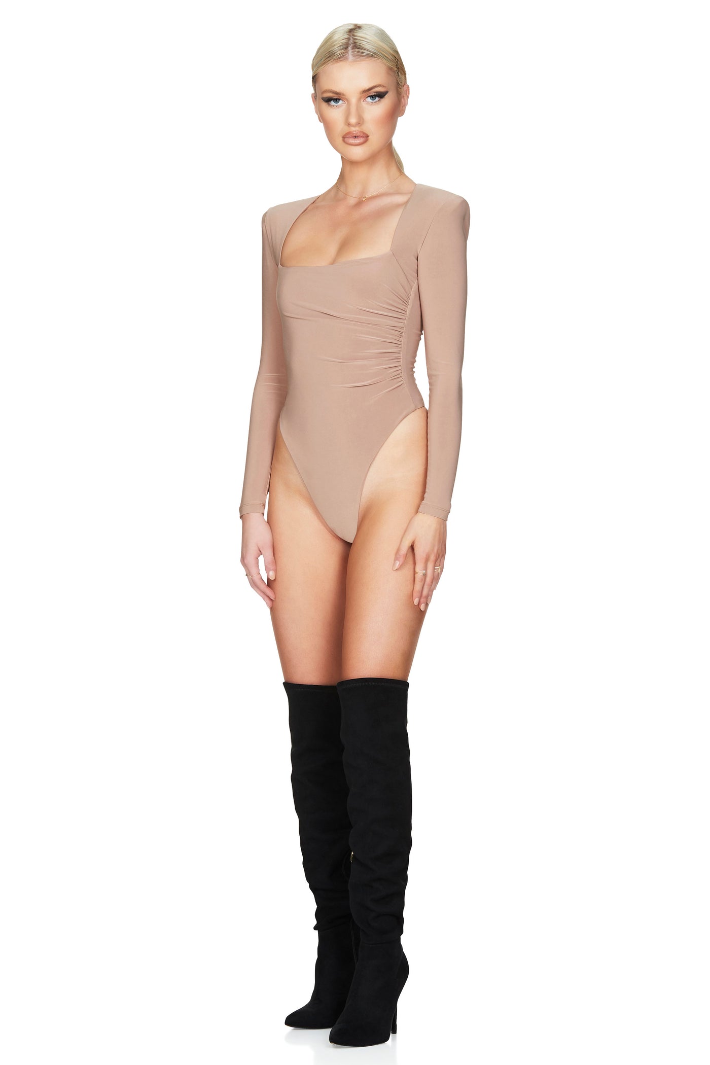 Nookie Irina Bodysuit - Latte - SHOPJAUS - JAUS