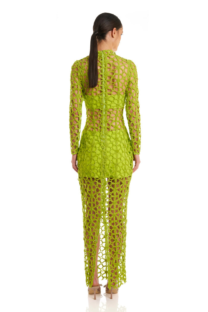 Kallum Dress - Lime