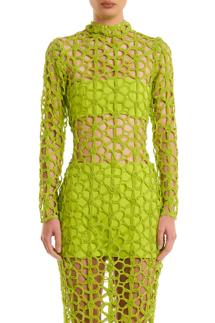 Kallum Dress - Lime