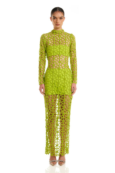 Kallum Dress - Lime