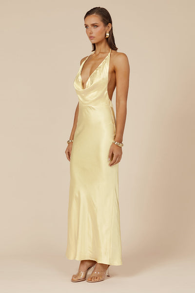 Pose Maxi Dress - Lemon