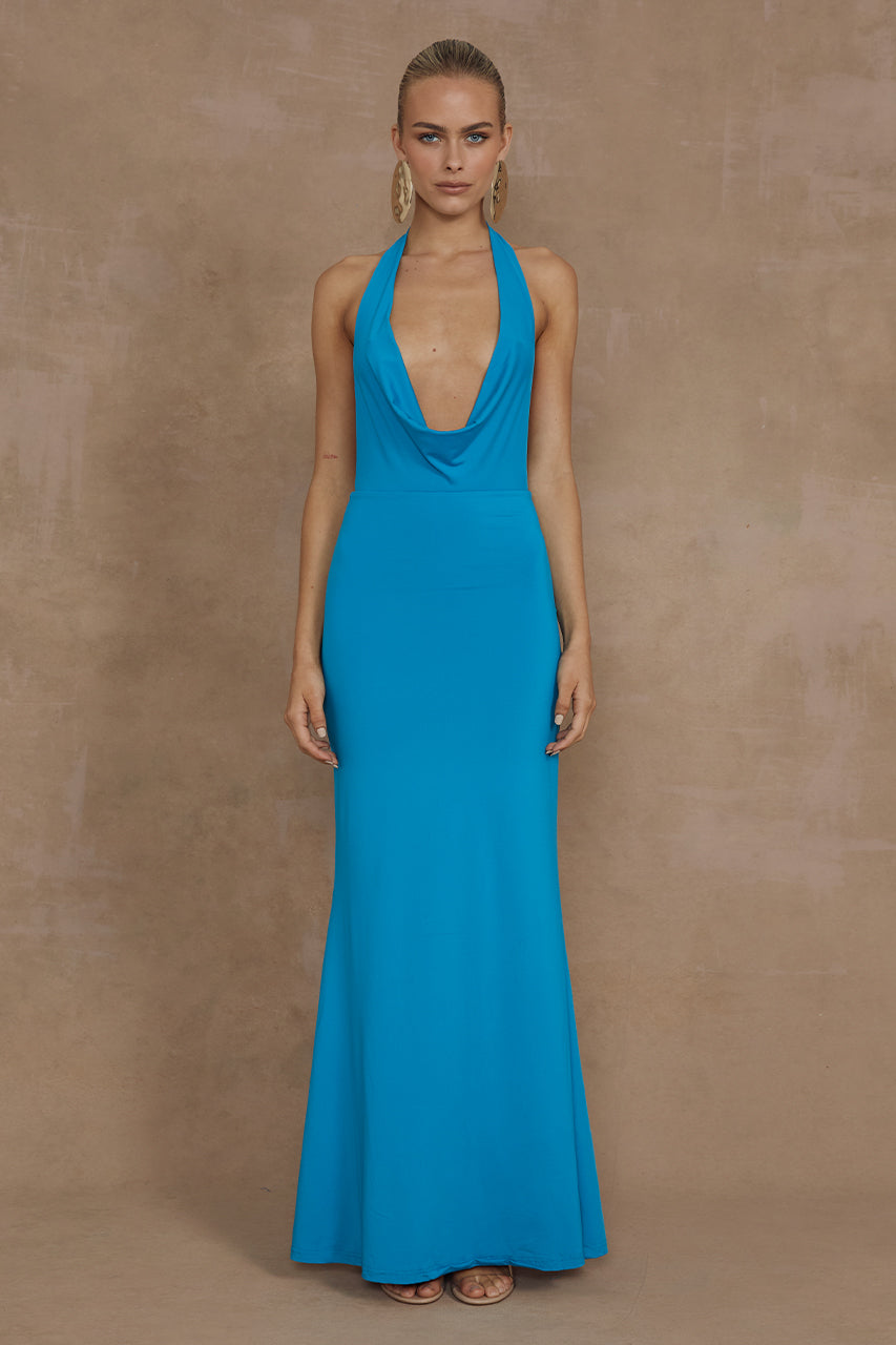 Lori Maxi Dress - Aqua