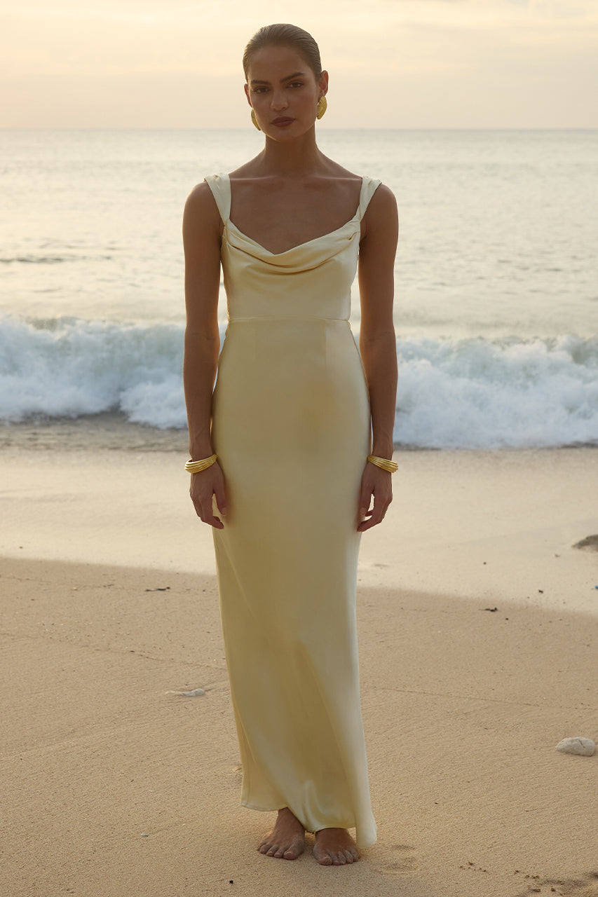 Margo Maxi Dress - Lemon