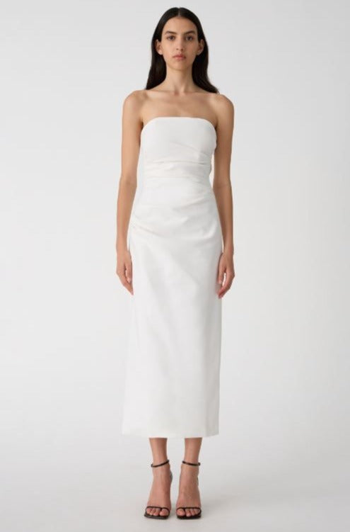 Misha Astrid Midi Dress - Ivory