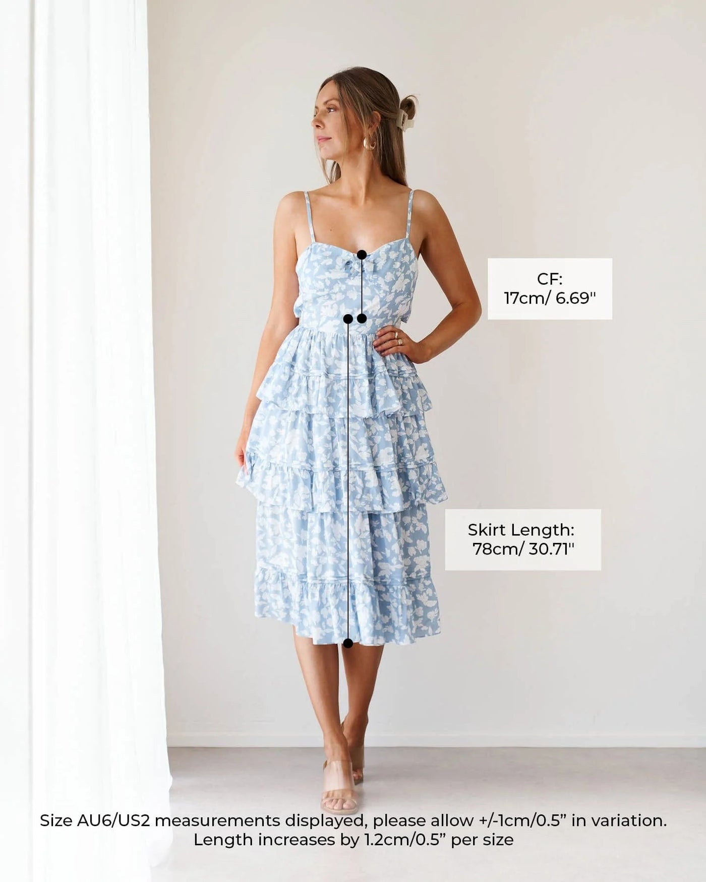 Martha Dress - Blue Floral - SHOPJAUS - JAUS