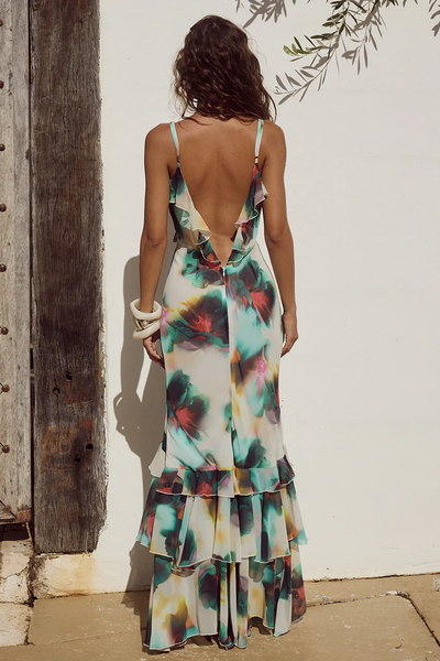 Namara Maxi Dress - Camila Print - SHOPJAUS - JAUS