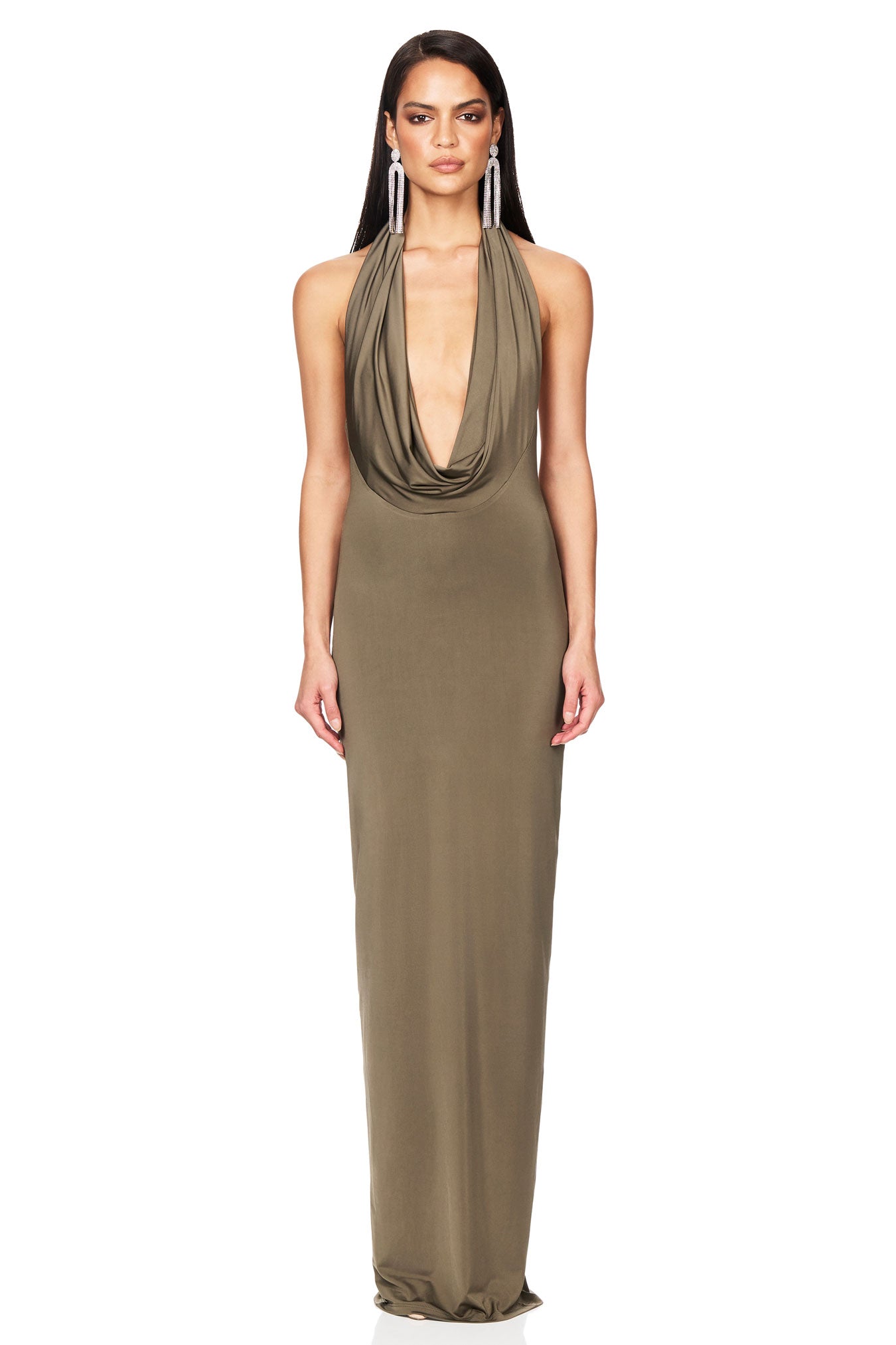 Nookie Element Gown - Khaki