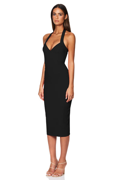 Nookie Love Affair Midi Dress - Black