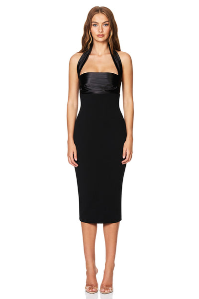 Nookie Renaissance Midi Dress - Black