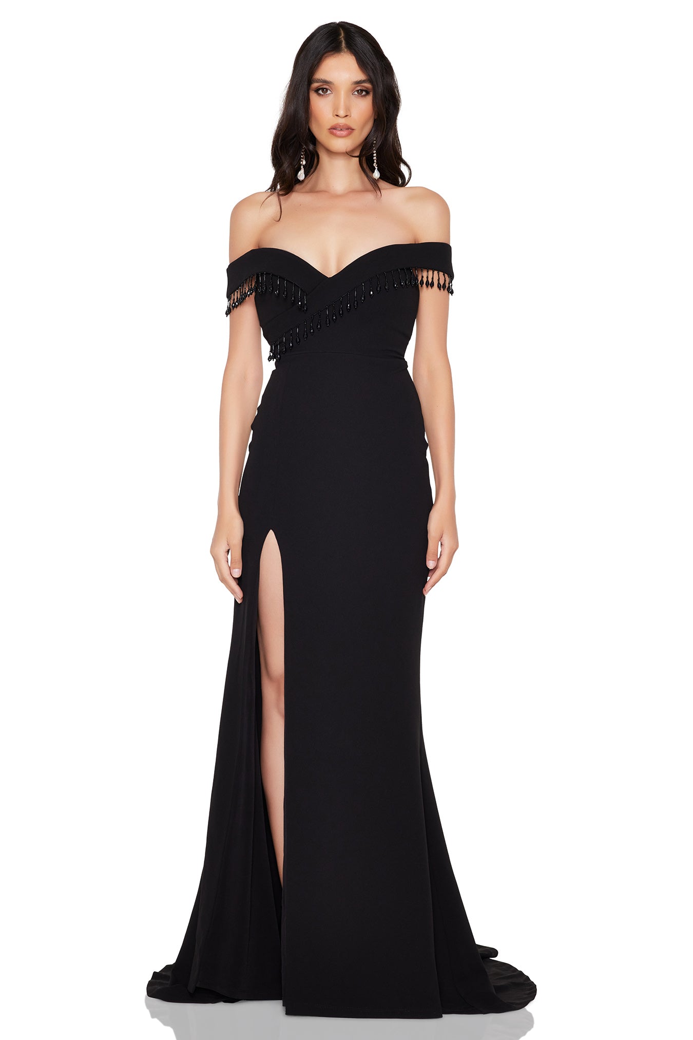 Nookie Chicane Gown - Black - SHOPJAUS - JAUS