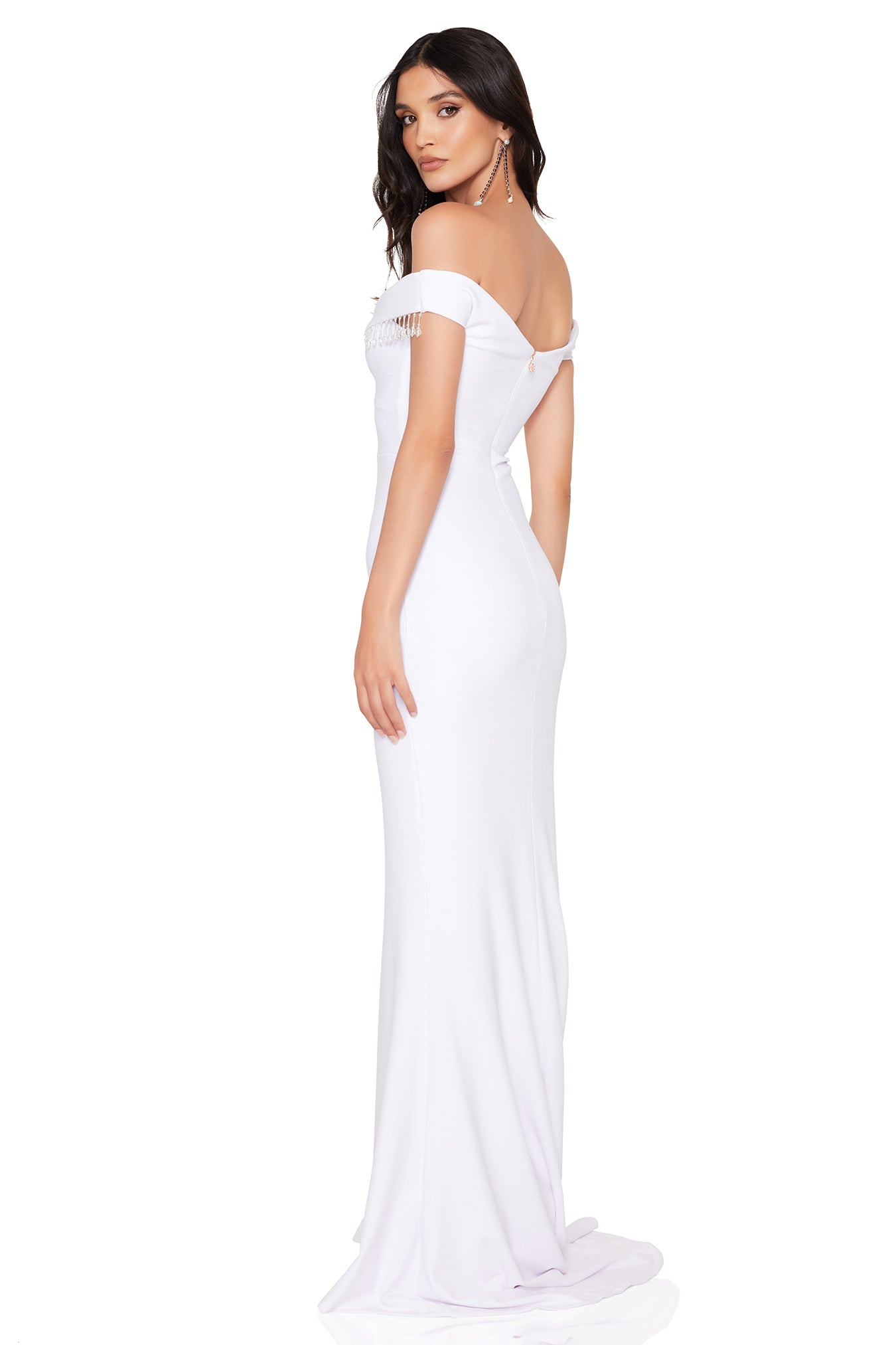 Nookie Chicane Gown - White - SHOPJAUS - JAUS